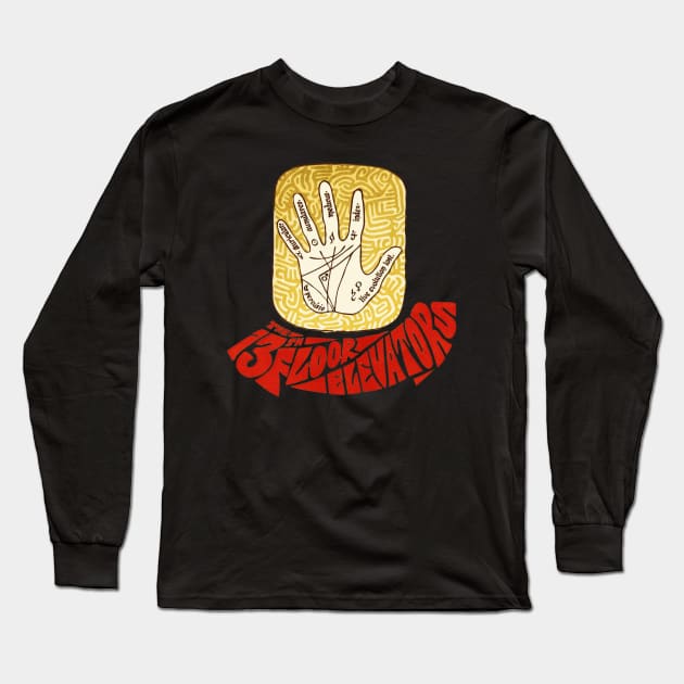 13 Floor Long Sleeve T-Shirt by High Priestess